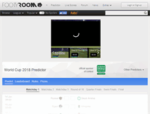 Tablet Screenshot of footyroom.com